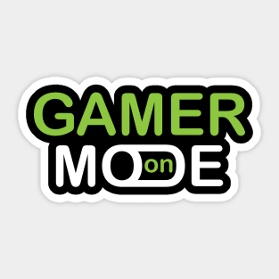 Gamer Mode On Sticker